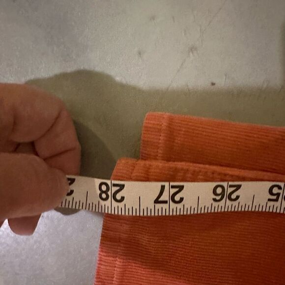 Madewell classic straight Jean 28t orange corduroy - Picture 9 of 9